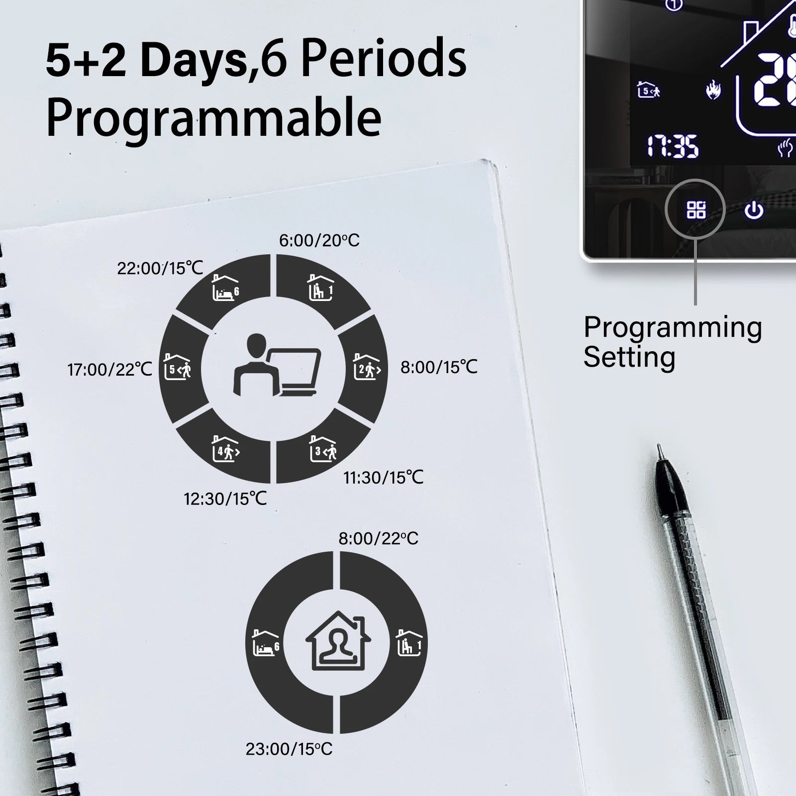 WiFi Smart Water Heating Thermostat