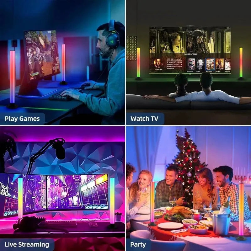 RGB LED Corner Floor Lamp