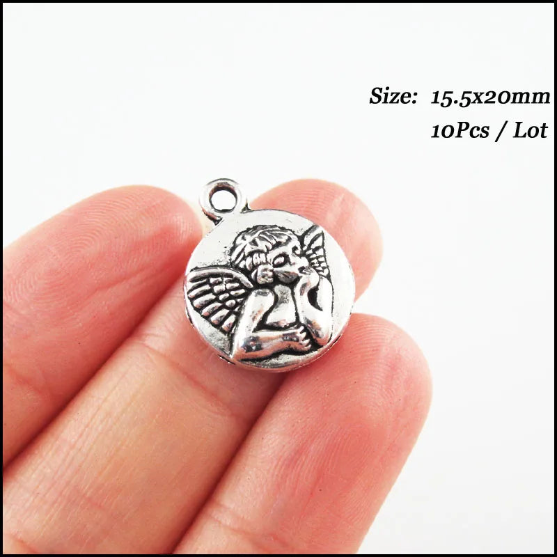Praying Angel Wings Pendant Charms