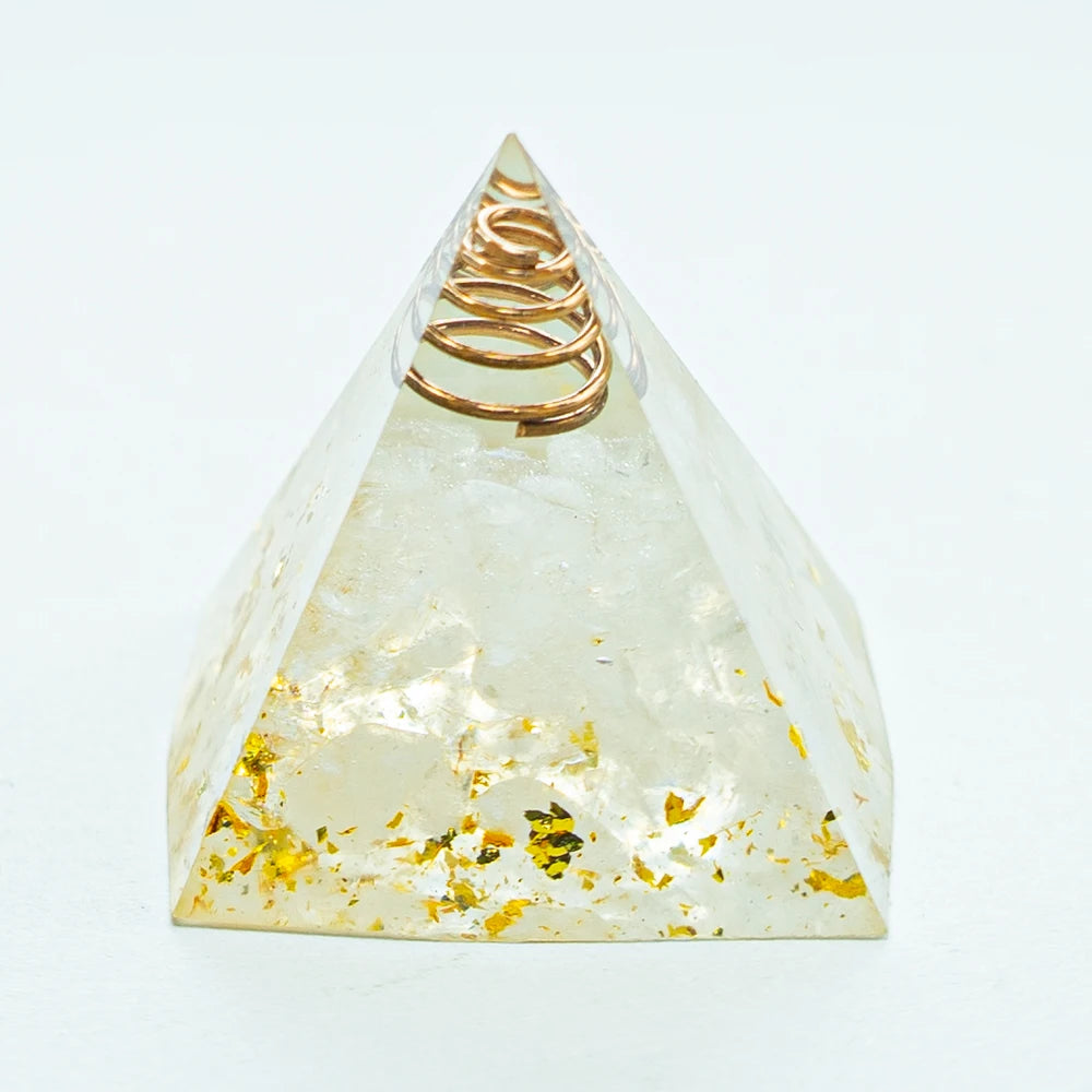 Crystal Energy Pyramid Chakra Decor