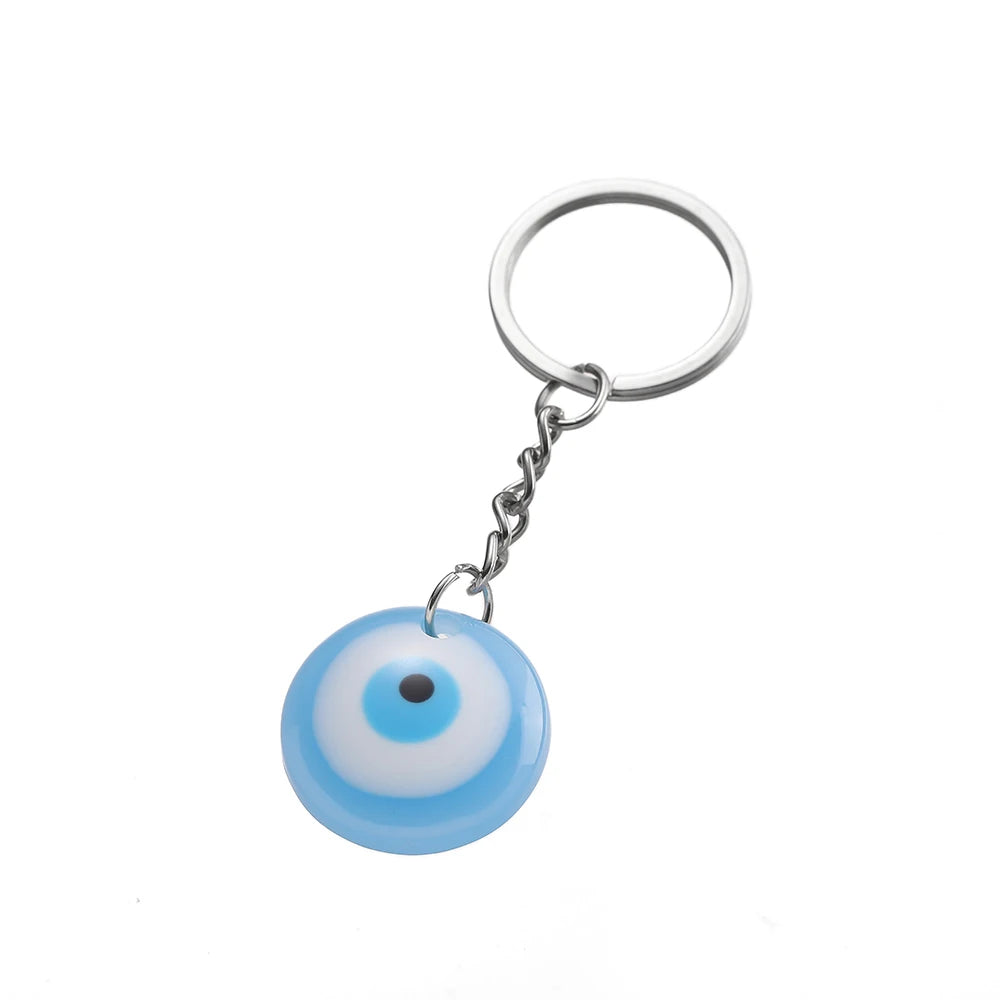 Lucky Eye Glass Protection Keychain Charm