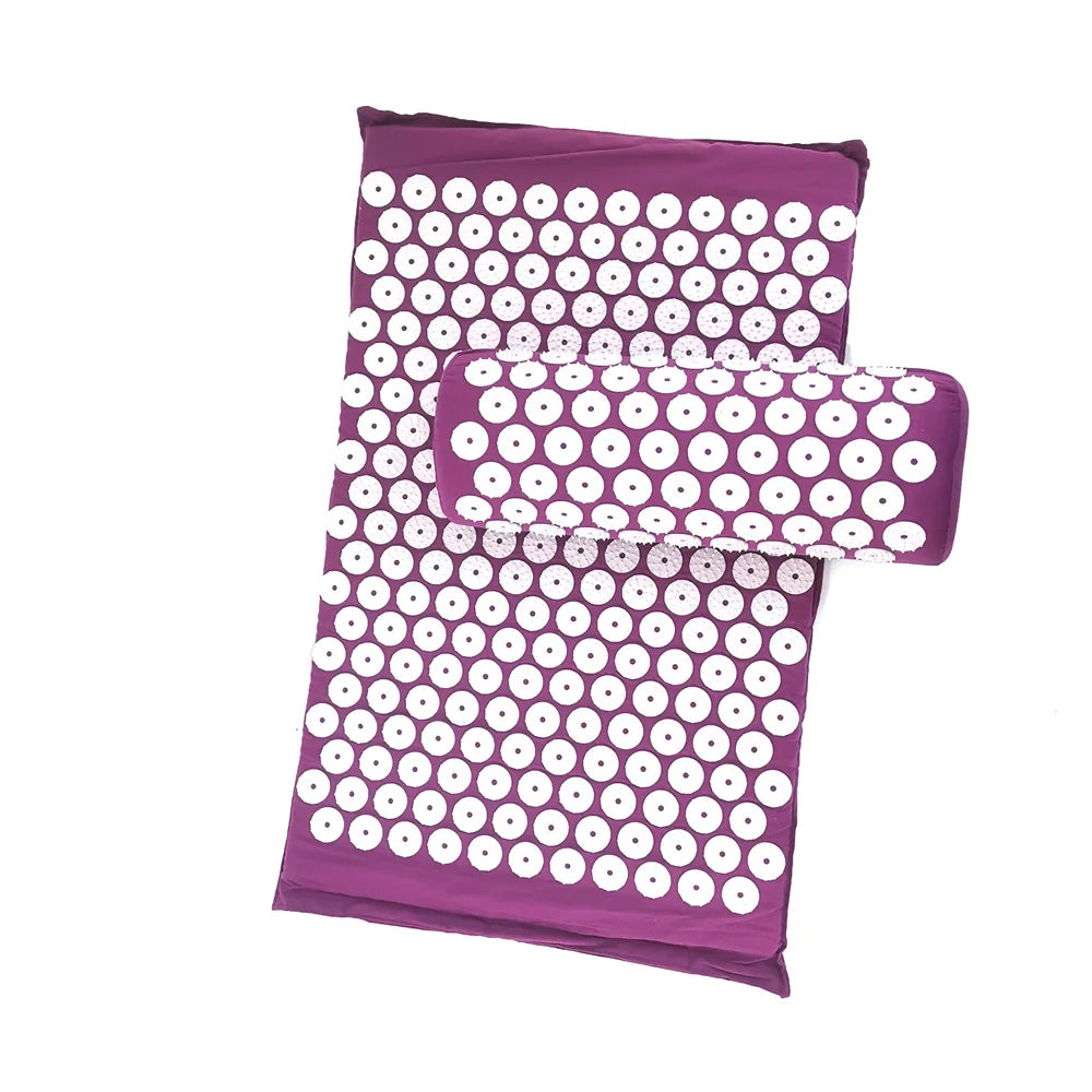 Acupressure Mat & Pillow Pain Relief Set