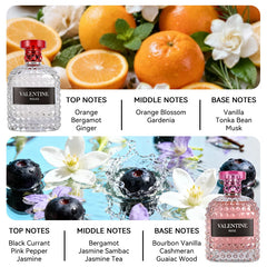 A 3.4 Fl Oz Eau De Parfum for men and women features mandarin orange, orange blossom, and bergamot notes—an ideal chemical-free scent to pair with deodorant for women. Makes a perfect Christmas gift.