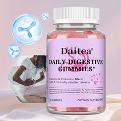 Probiotic + Prebiotic Gummies - Promote Intestinal Health, Enhance Immunity, Balance Flora, and Increase Energy Levels