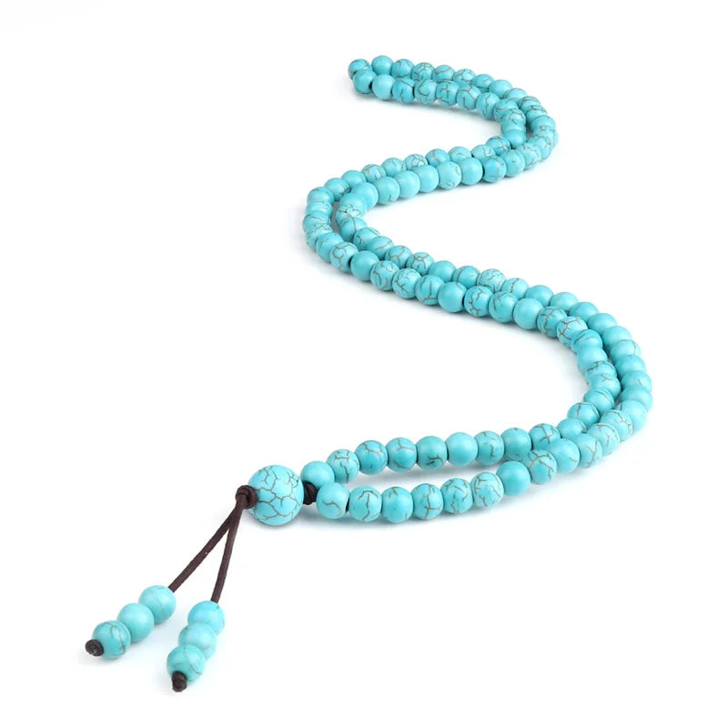 Natural Lava Stone Mala Bracelet