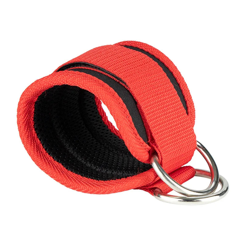 Adjustable Double D-Ring Gym Ankle Straps