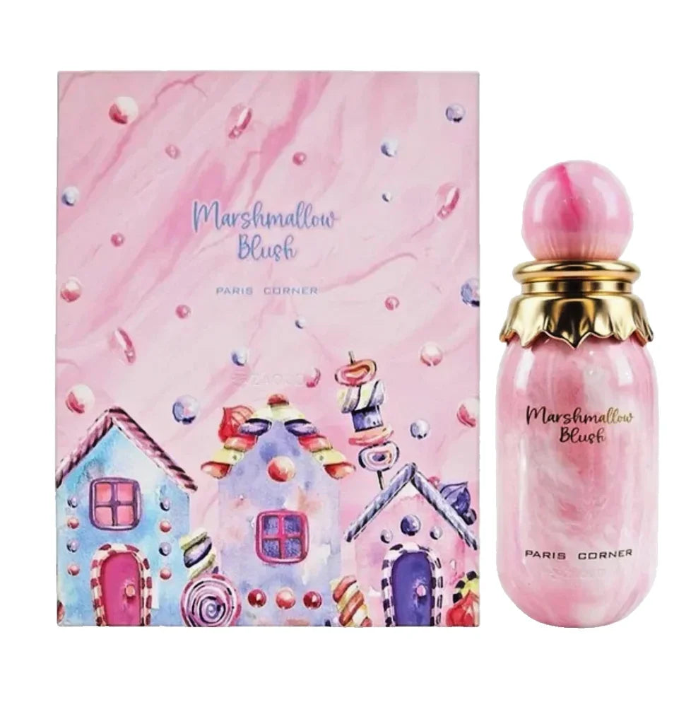 3.4oz/100ml Paris Corner Corner Marshmallow Women's Perfume Eau De Toilette Long-lasting Floral Scent Fresh Natura Perfume