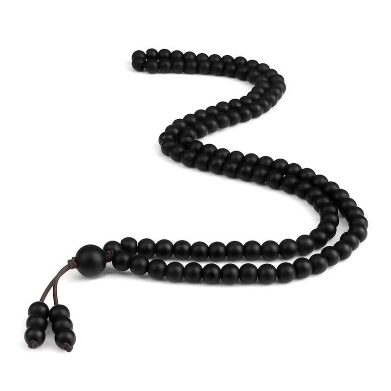Natural Lava Stone Mala Bracelet