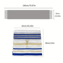 Traditional Jewish Prayer Shawl Tallit Scarf