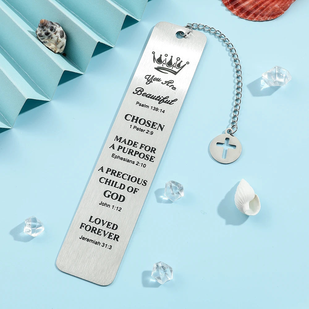 Personalized Stainless Steel Reading Bookmark