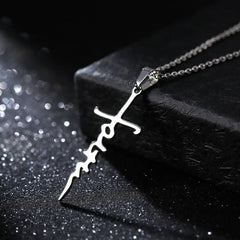 Faith Cross Pendant Necklace Unisex