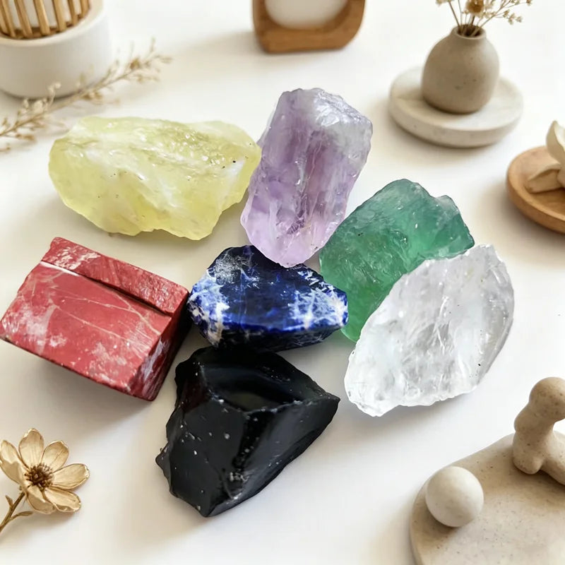 Natural Chakra Healing Crystal Stones Set