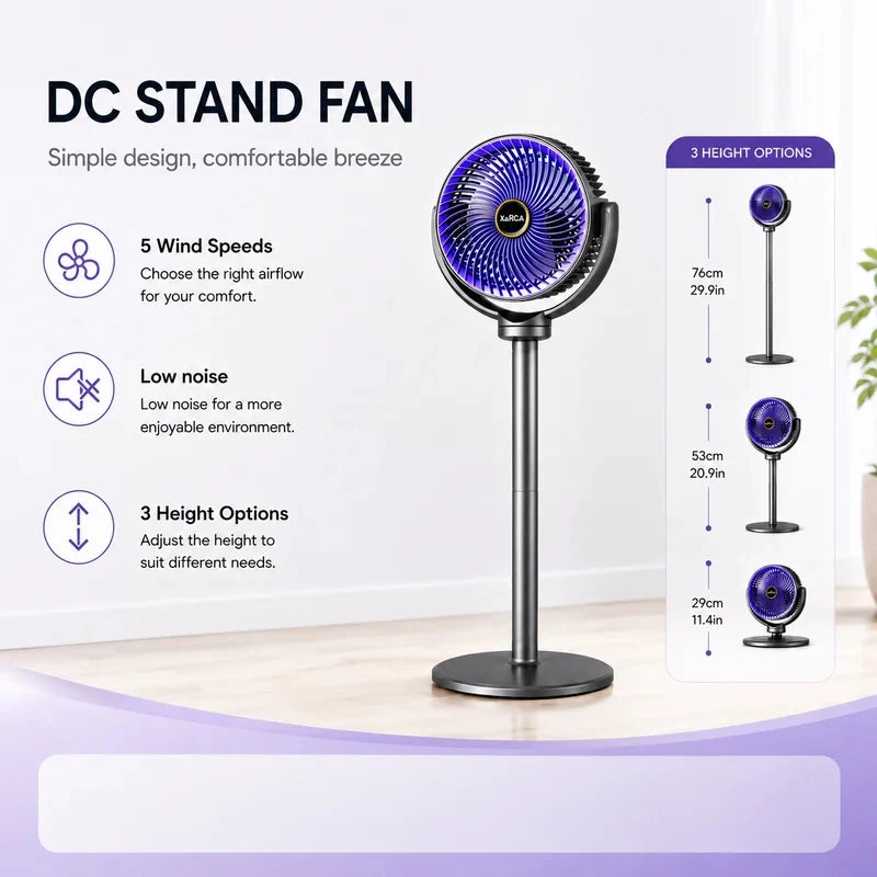 3-in-1 Portable Air Circulator Fan