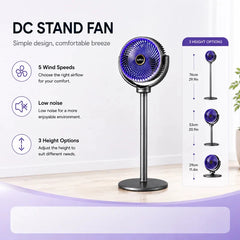 3-in-1 Portable Air Circulator Fan