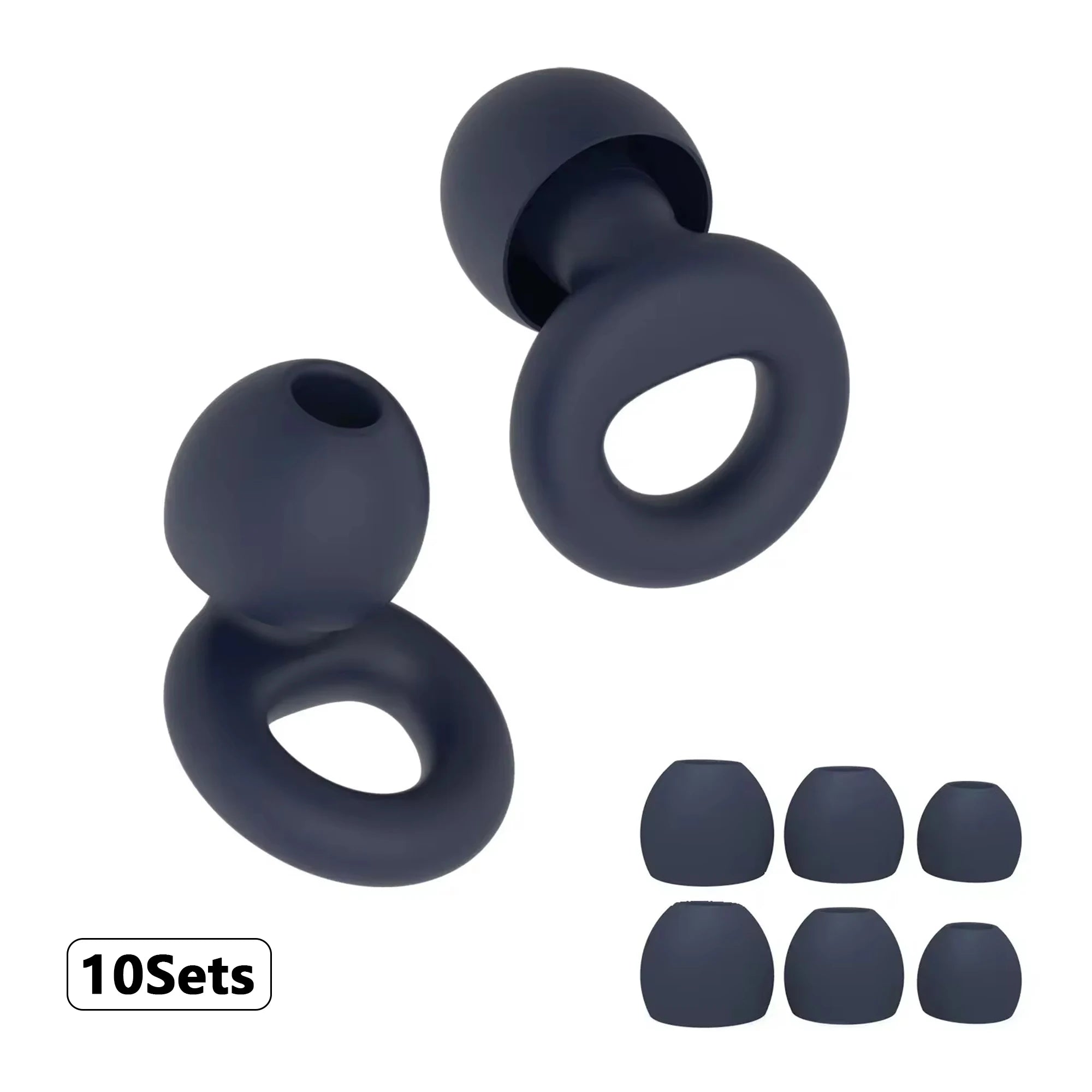 Reusable Silicone Noise Reducing Sleep Earplugs