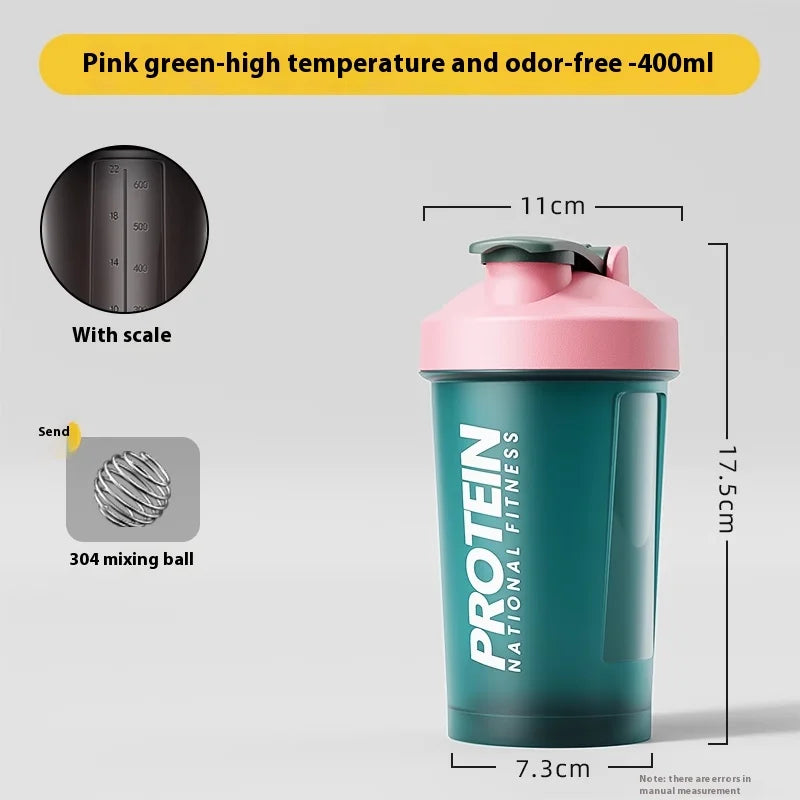 Gianxi Shaking Cup Fitness Sports Water Cup Protein Powder Shaking Cup Milk Shake Brewing Mixing Cup Male Female Cup