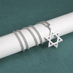 Star Of David Faith Pendant Necklace