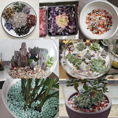 Natural Crystal Chip Stone Collection