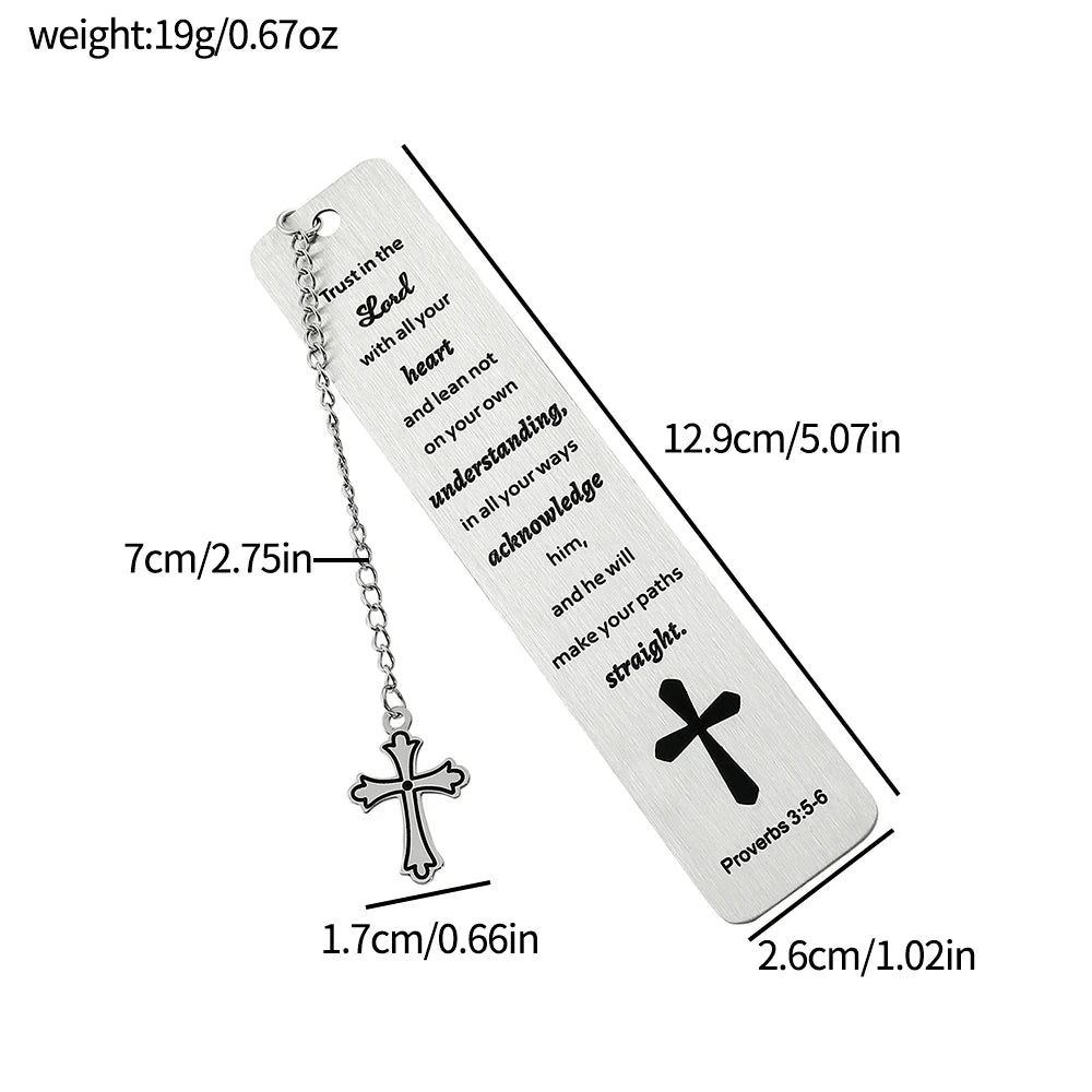 Personalized Stainless Steel Reading Bookmark