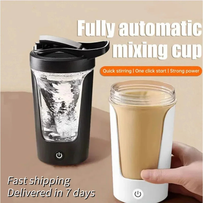 Shaker Cup USB Charging Shaker Cup For Protein Shaker Meal Replacement Shake Portable Gym Water Bottle Mixing Cup 450ml