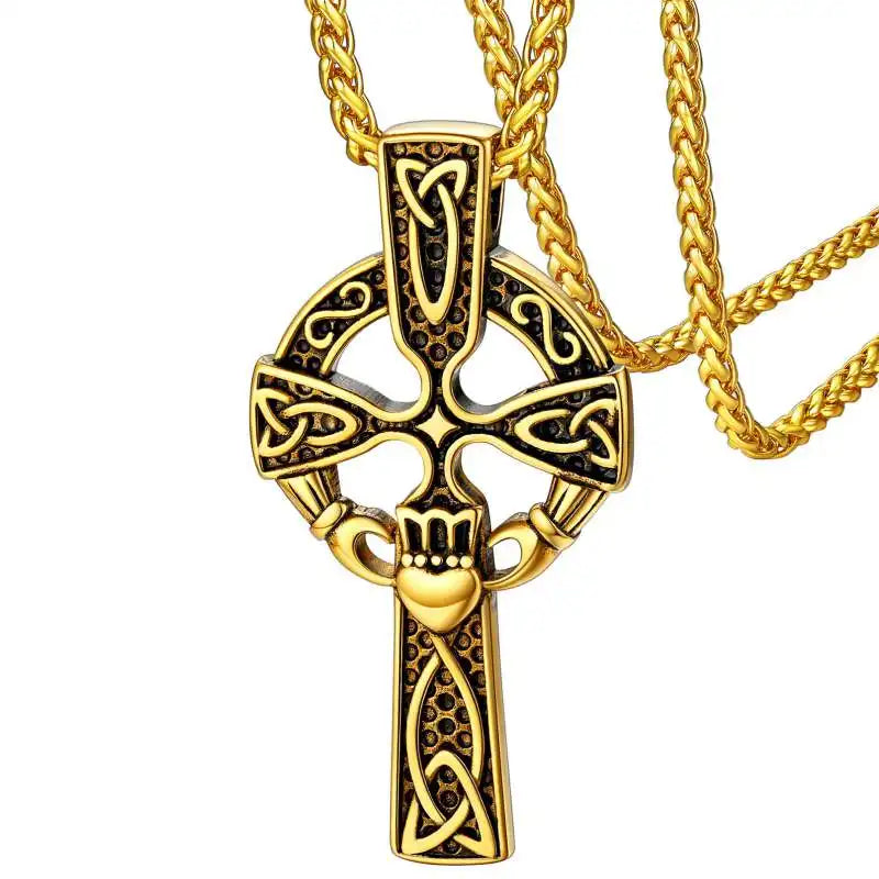 Christian Cross Prayer Necklace Jewelry