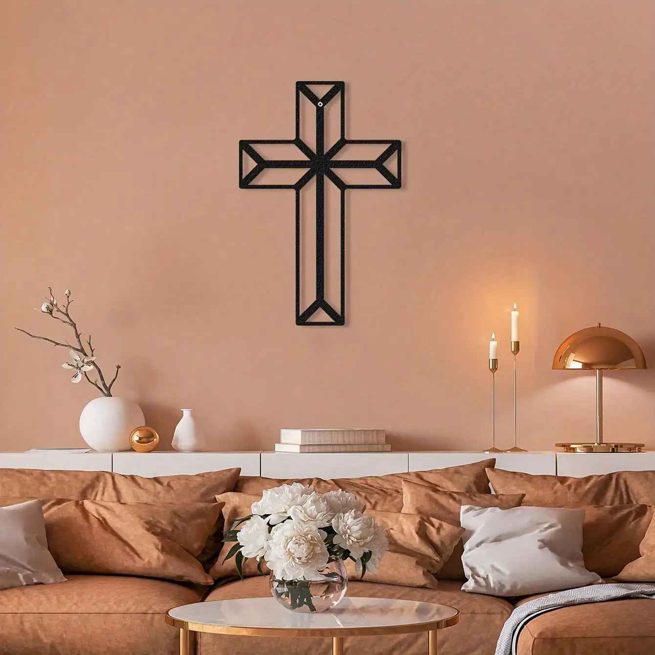 Metal Cross Wall Decor