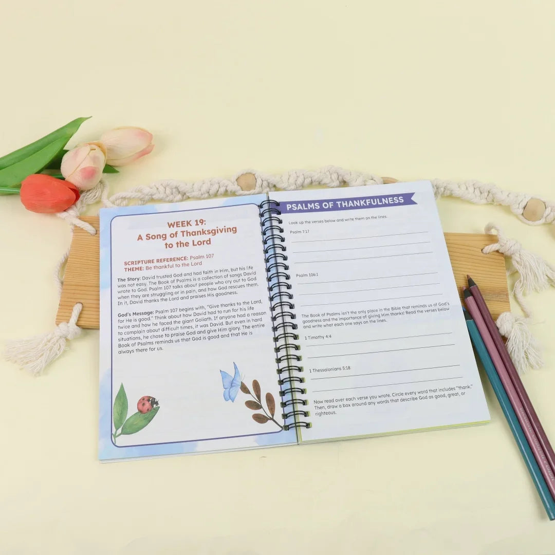Bible Learning Activity Book For Kids