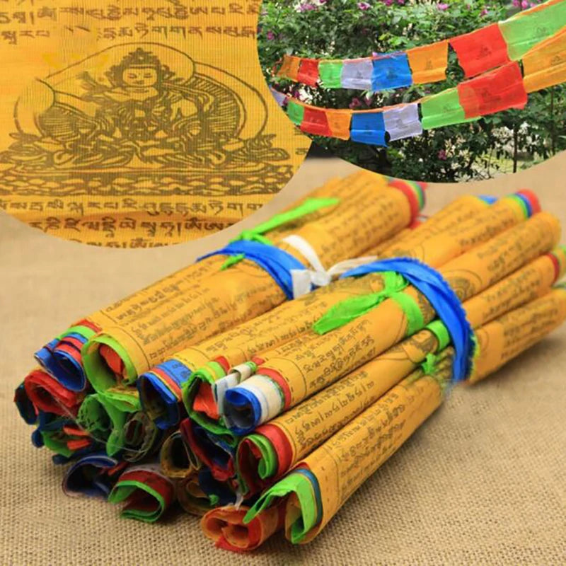 Tibetan Buddhist Prayer Flag Banner Set