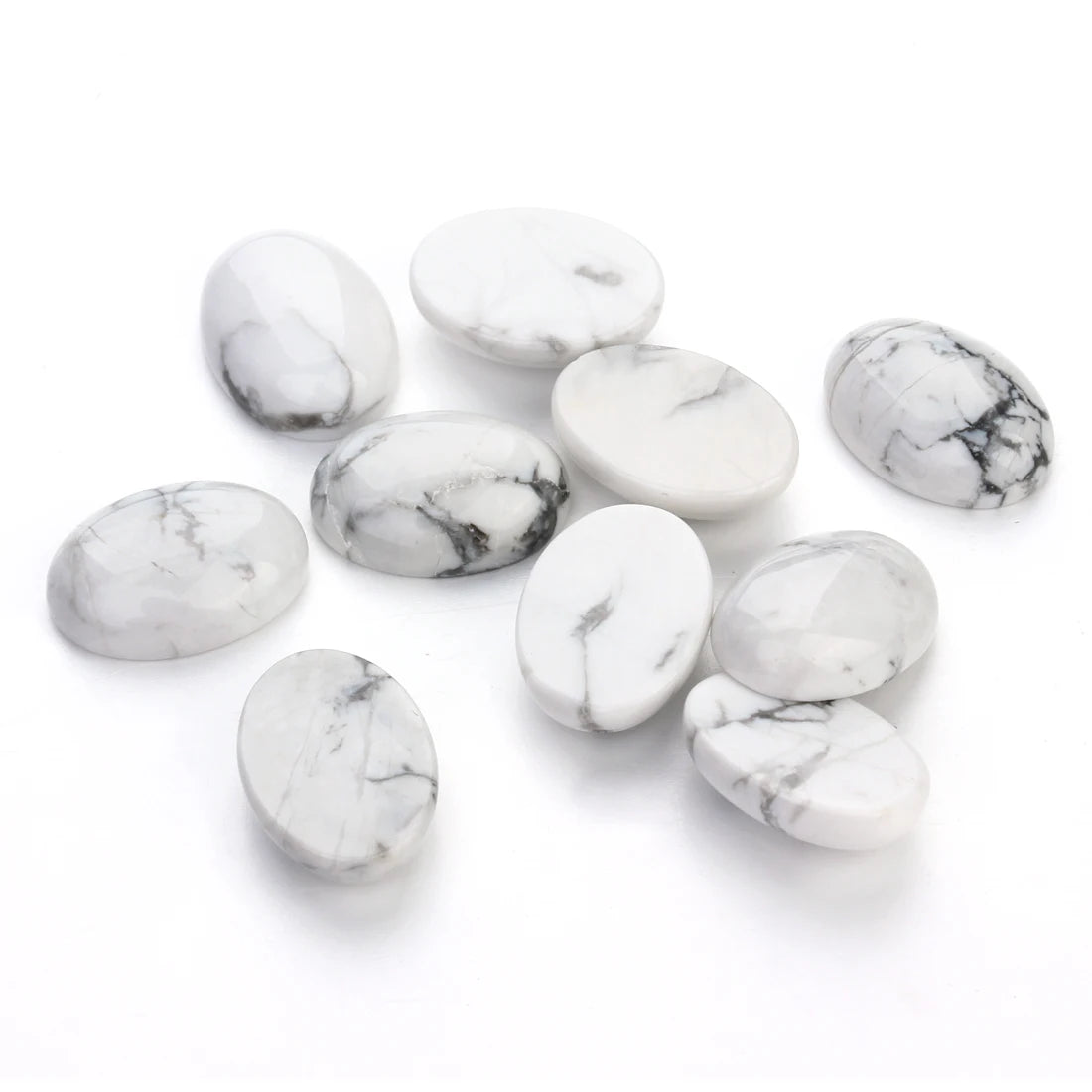 Natural Stone Oval Cabochon Beads