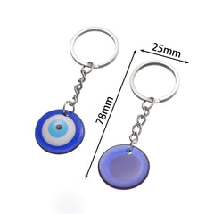 Lucky Eye Glass Protection Keychain Charm
