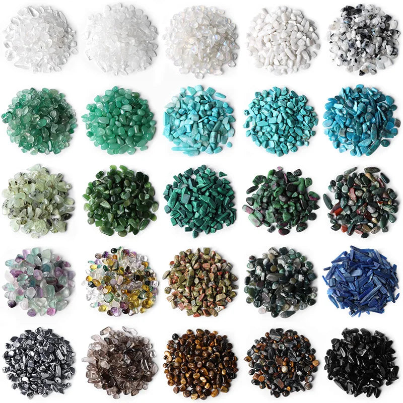 Natural Crystal Chip Stone Collection