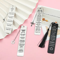 Personalized Stainless Steel Reading Bookmark