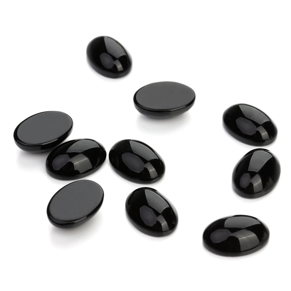 Natural Stone Oval Cabochon Beads