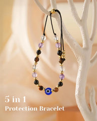 Evil Eye Crystal Protection Bracelet