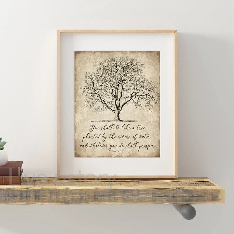 Psalm 91 Bible Verse Canvas Wall Art