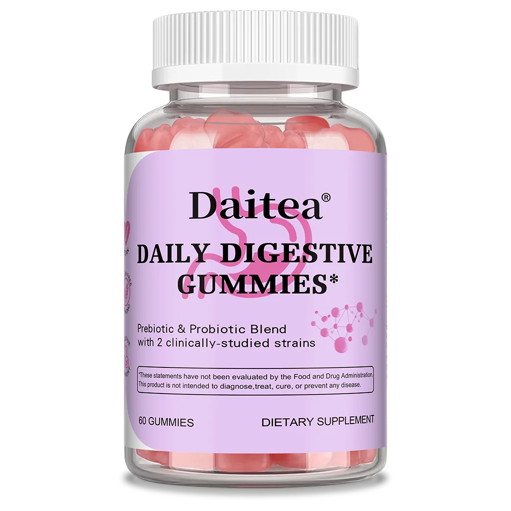 Probiotic + Prebiotic Gummies - Promote Intestinal Health, Enhance Immunity, Balance Flora, and Increase Energy Levels