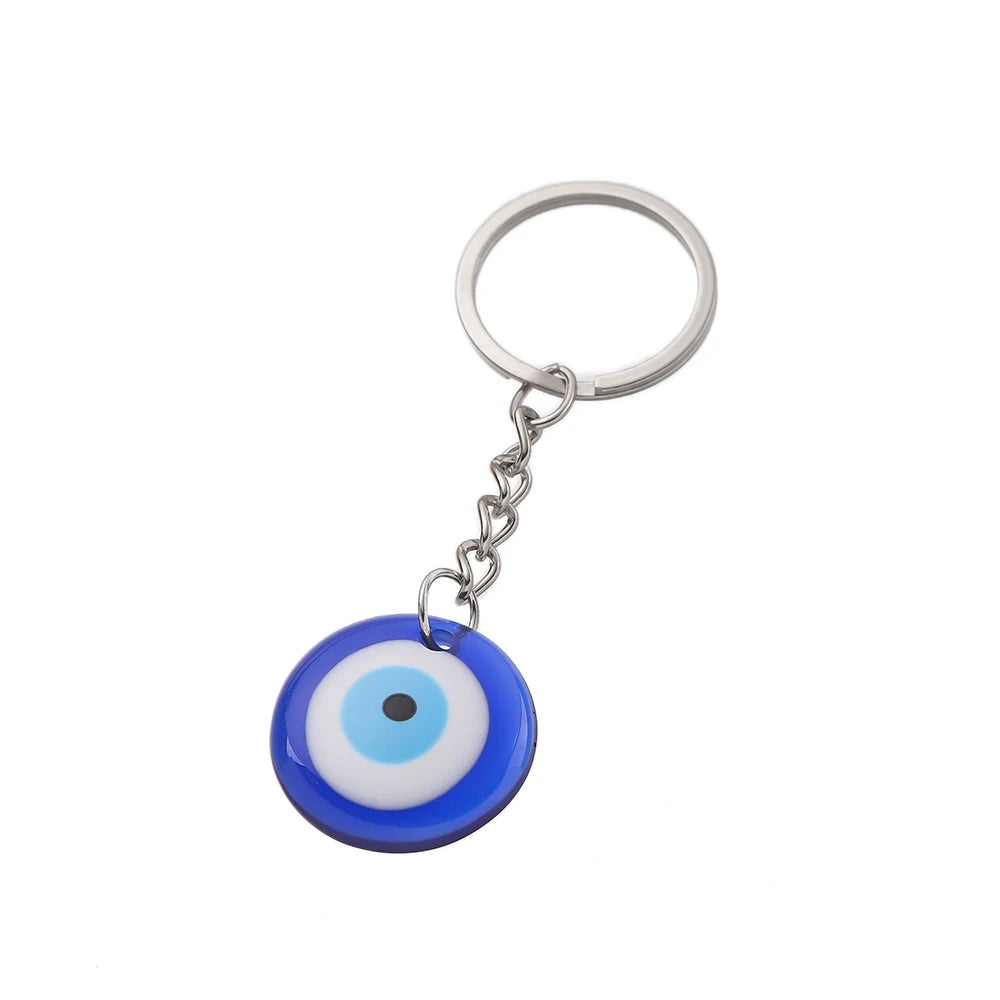 Lucky Eye Glass Protection Keychain Charm