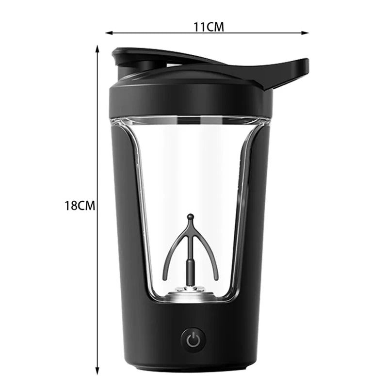 450ml USB Rechargeable Electric Protein Shaker Bottle
