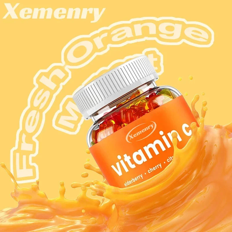 Vitamin C Gummies - Maximizes Absorption, Strengthens The Immune System, and Promotes Collagen Production, Antioxidant