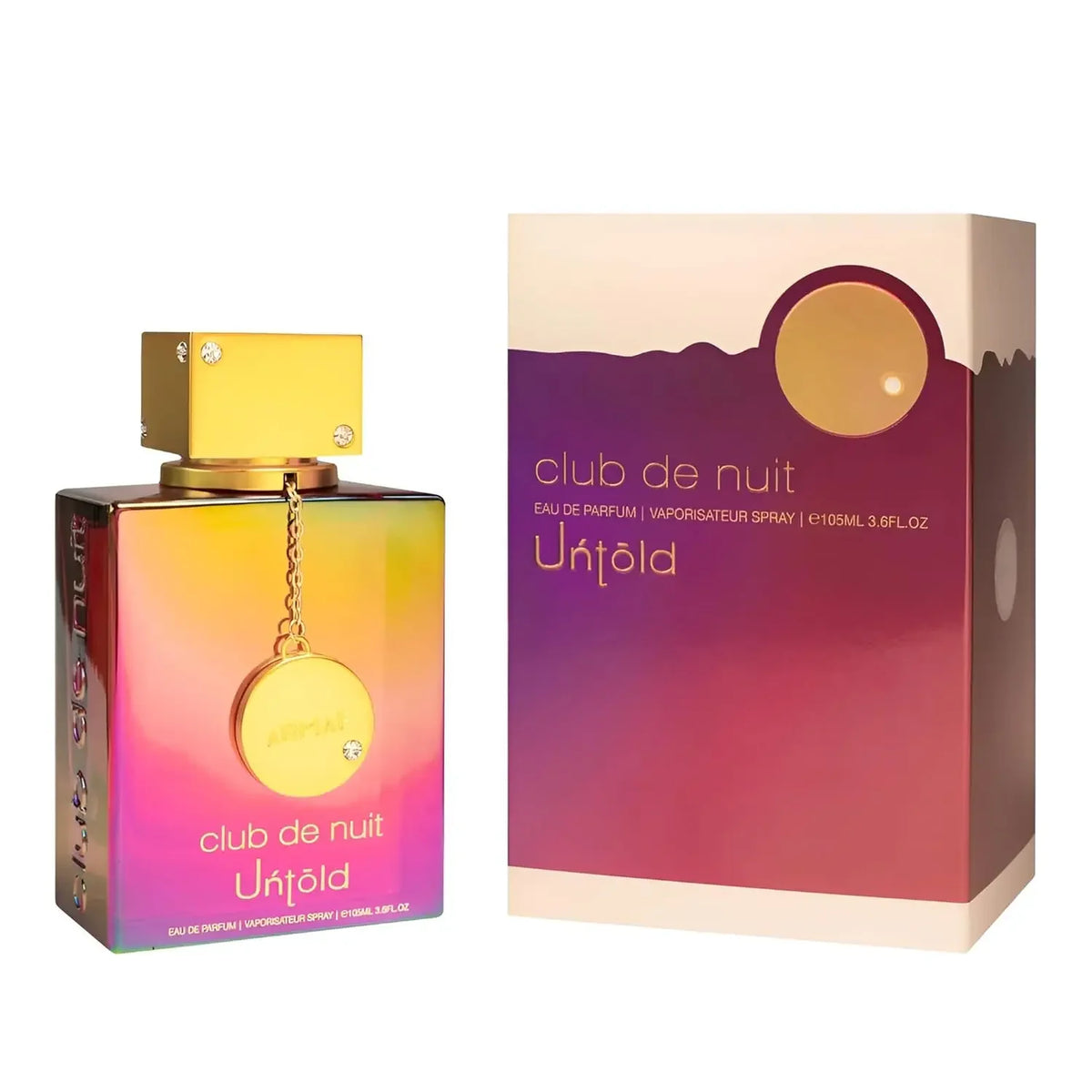 Armaf club de nuit UNTOLD 105ml/3.6oz Eau de Parfum Unisex Spray - Nuevo | Sellado