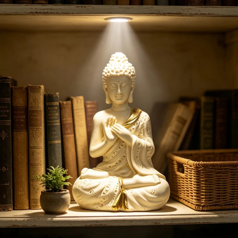 Resin Buddha Meditation Home Decor Statue