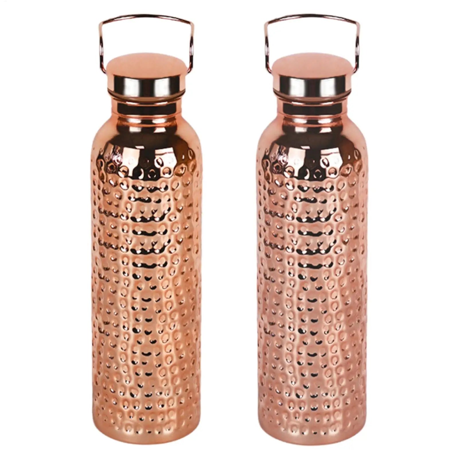 800ml Pure Copper Insulated Stainless Steel Water Bottle