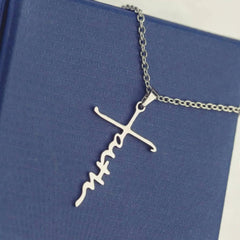 Faith Cross Pendant Necklace Unisex