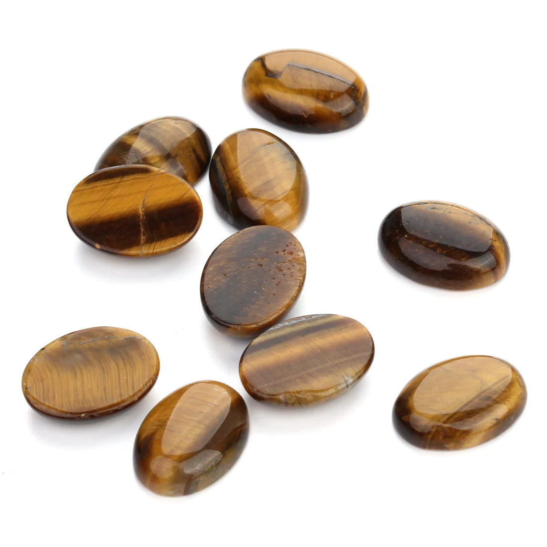 Natural Stone Oval Cabochon Beads