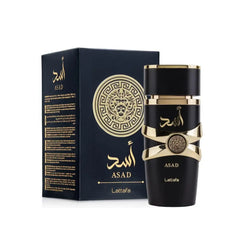 Lattafa Asad Eau de Parfum para hombre y mujer | Fragancia árabe de larga duración | 100 ml | Disponible en EE. UU. ¡El mejor regalo!