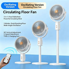 3-in-1 Portable Air Circulator Fan