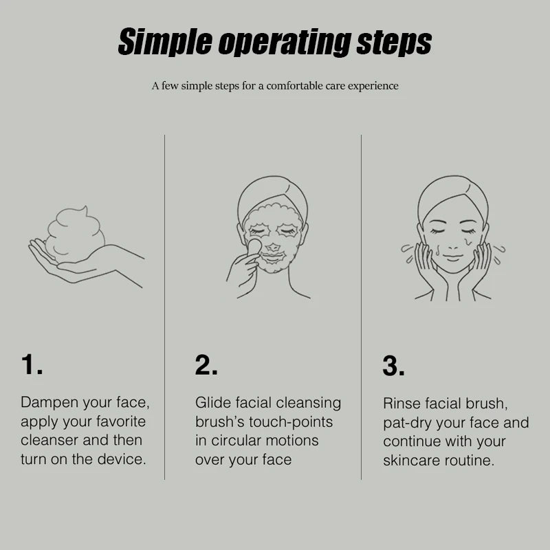 Silicone Facial Cleansing Brush