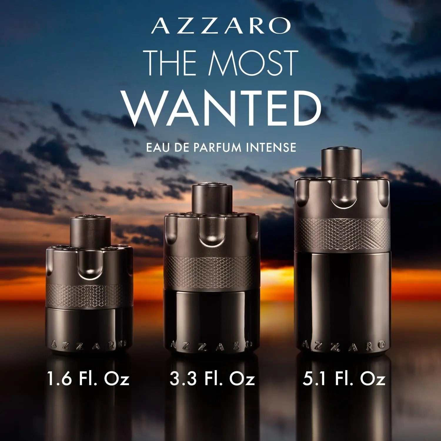 Azzaro Eau De Parfum Intense - Fragancia fougère, ámbar y picante para una cita nocturna - Uso duradero - Perfumes de lujo para hombres