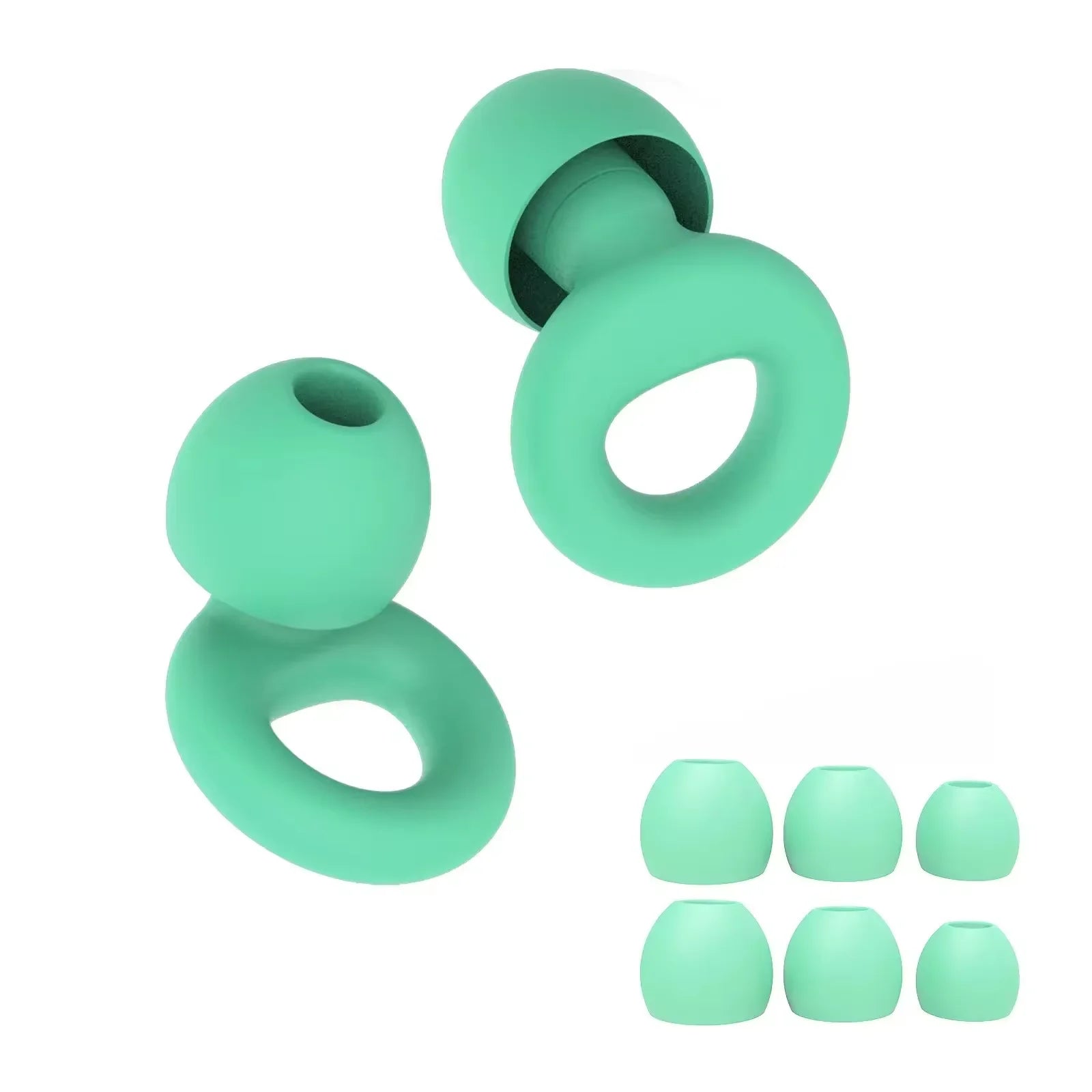 Reusable Silicone Noise Reducing Sleep Earplugs