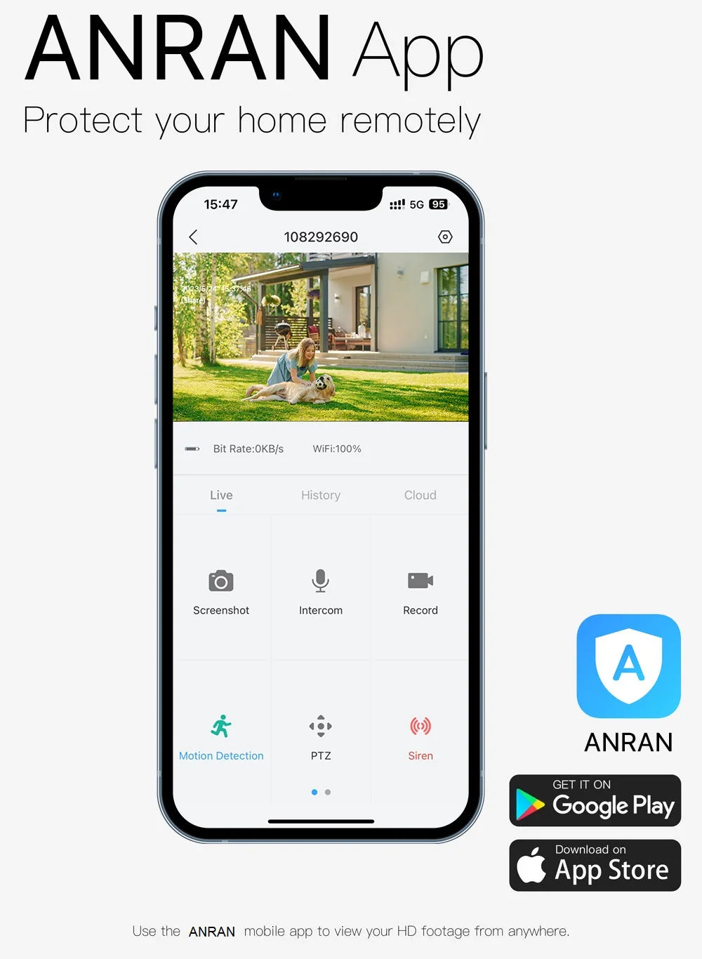 2K Wireless Rechargeable Security Camera